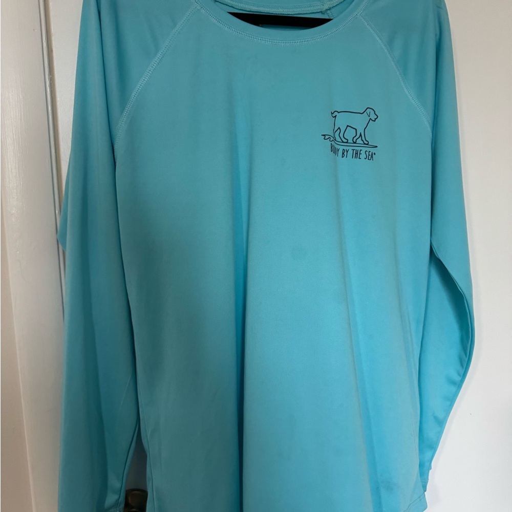 Buddy by the Sea Turquoise Long Sleeve SPF Sun Shirt